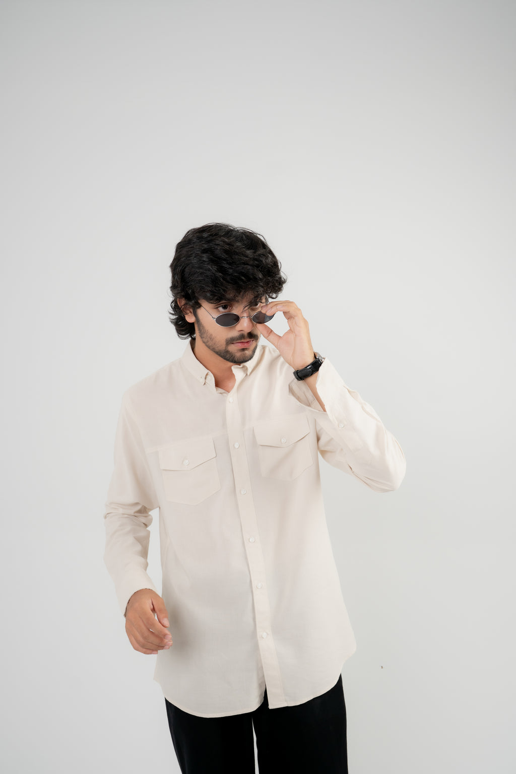 Men's Full Sleeve Shirt – Oatmeal