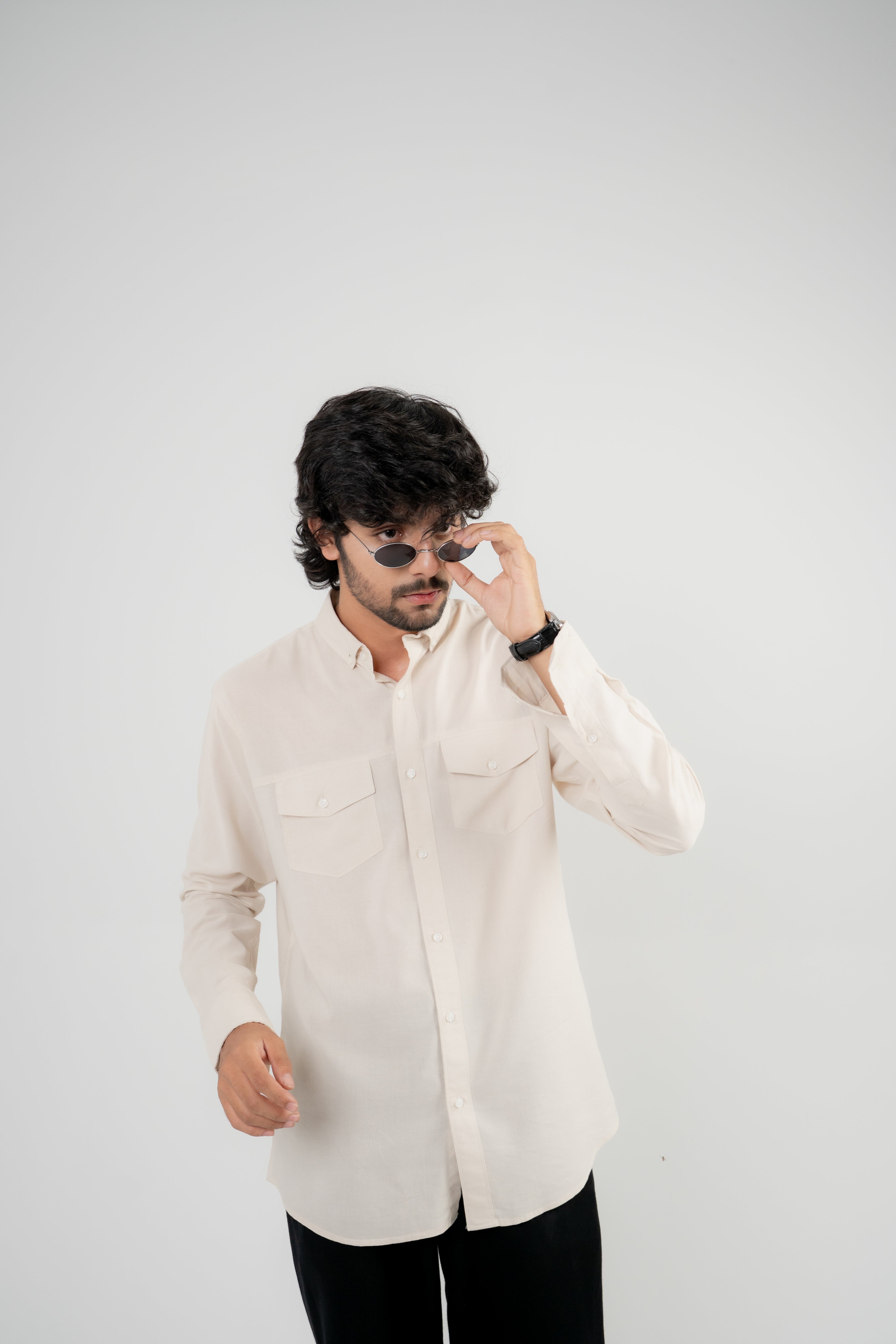 Men's Full Sleeve Shirt – Oatmeal