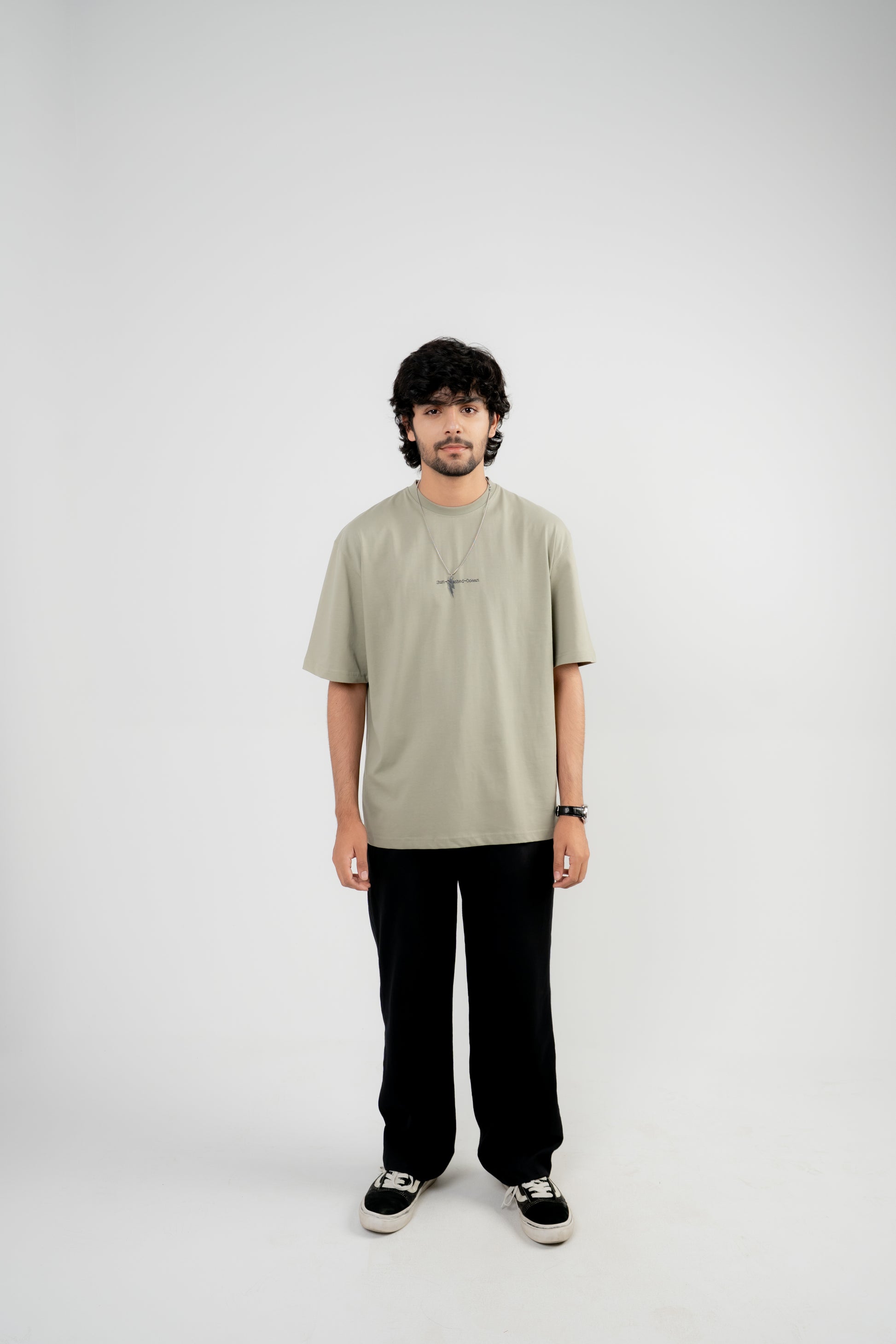 Men's Oversized T-Shirt – Sage Green