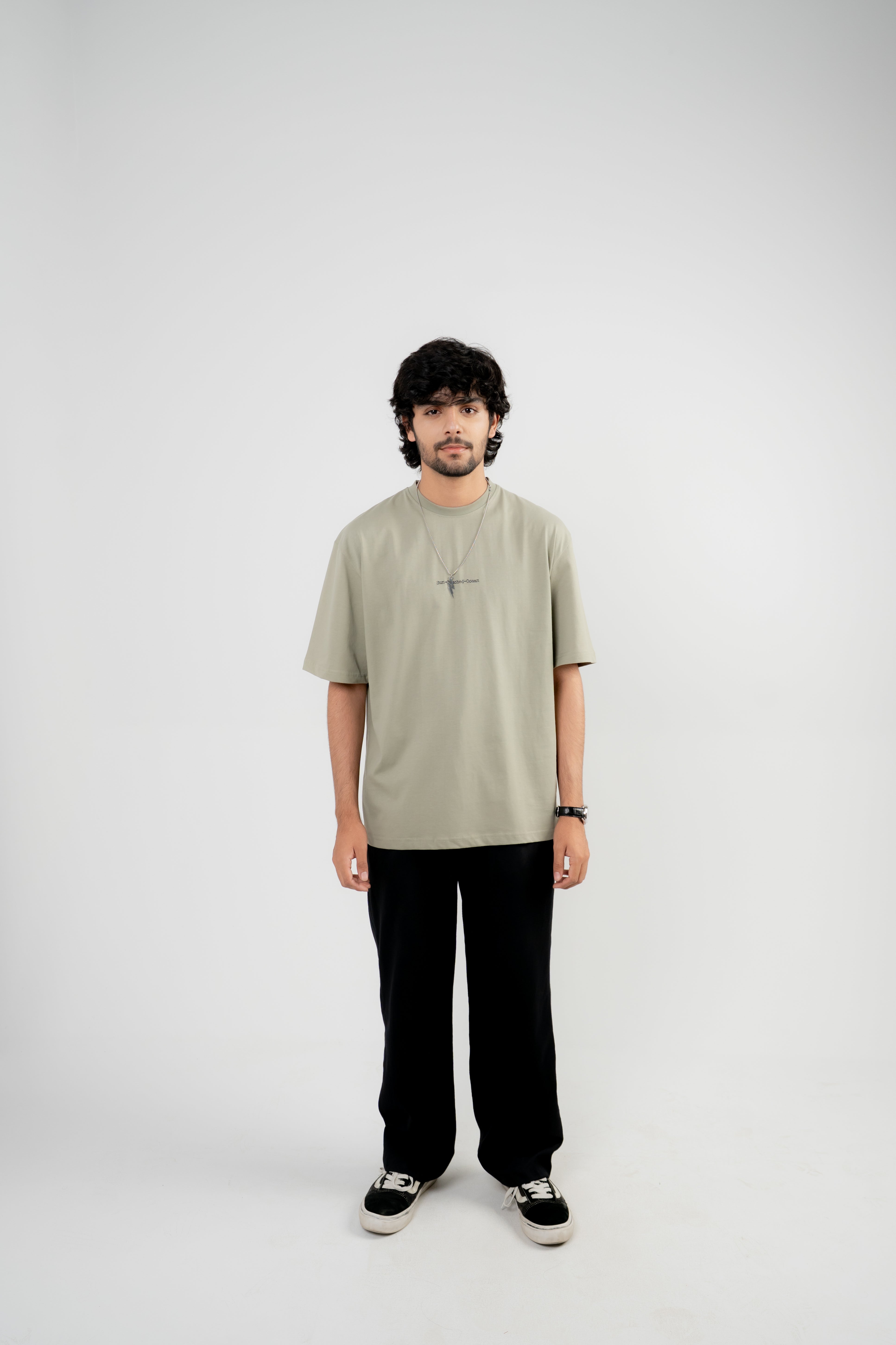 Men's Oversized T-Shirt – Sage Green