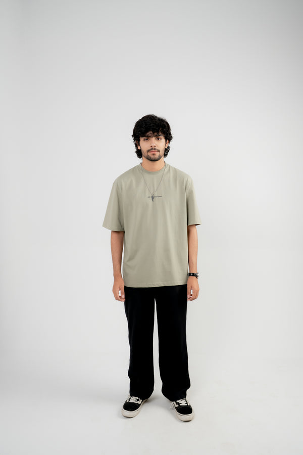 Men's Oversized T-Shirt – Sage Green