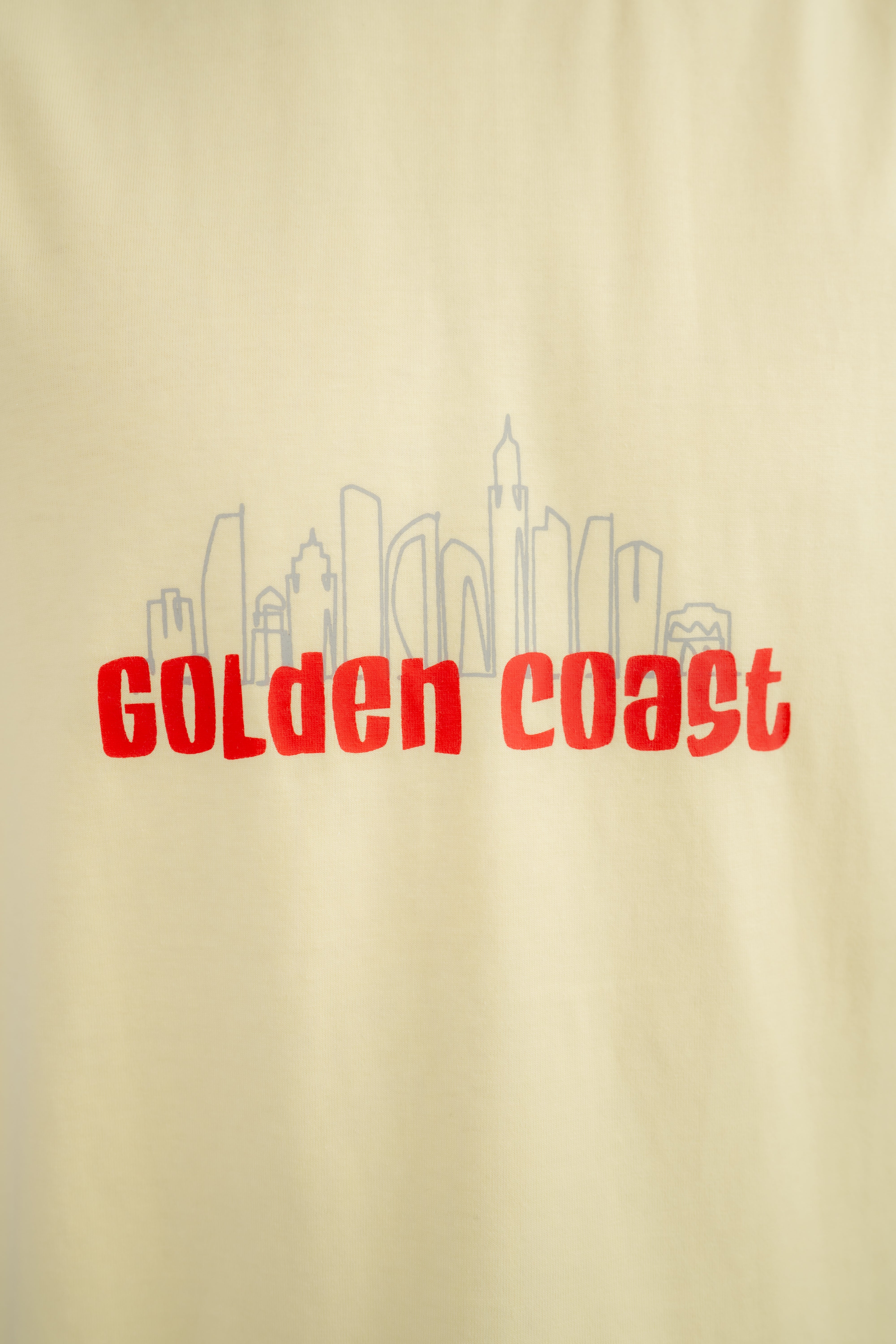 Round Neck Half Sleeves T-Shirt- Pastel Yellow
