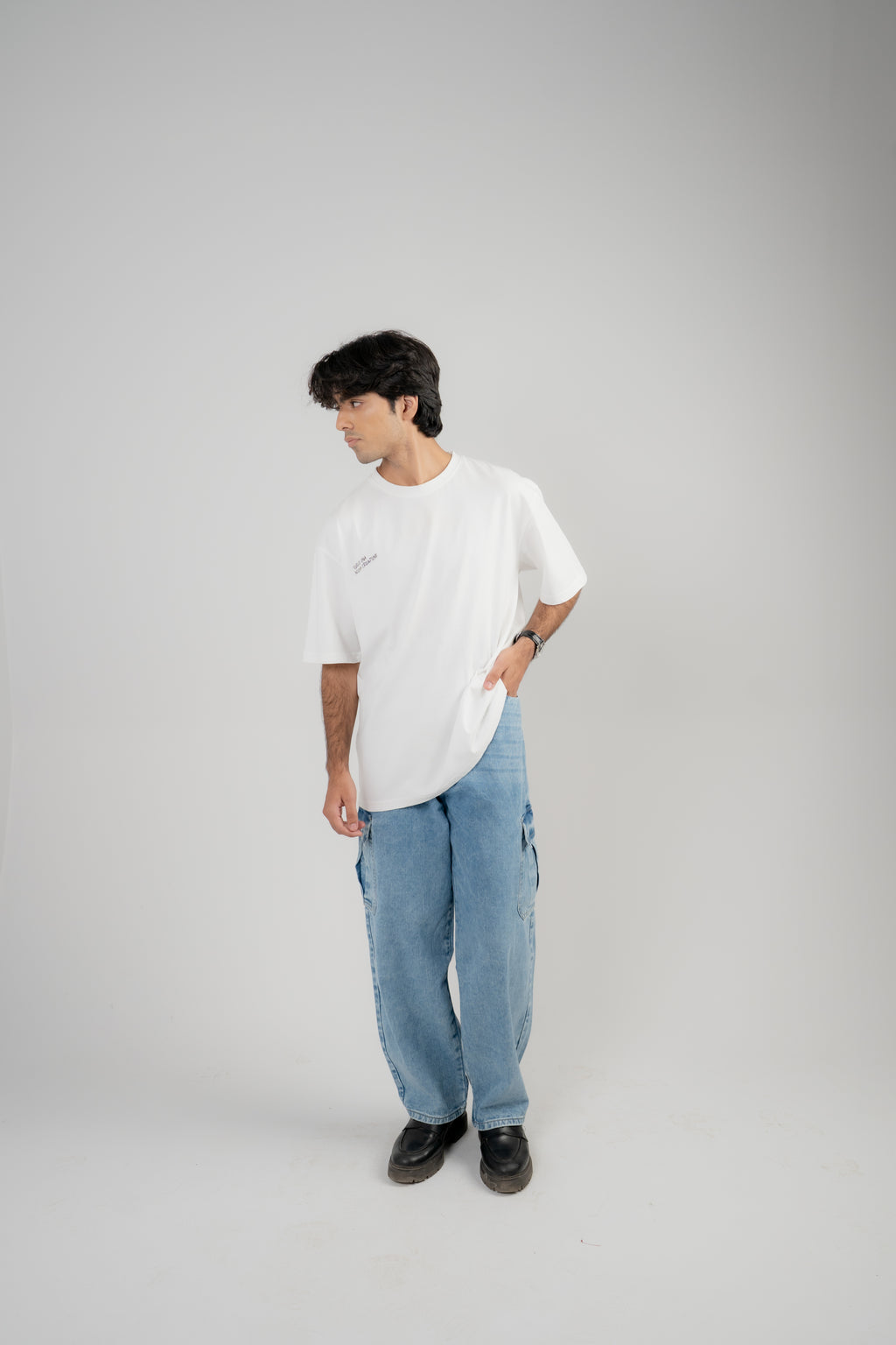 Men's Classic Oversized T-Shirt – White