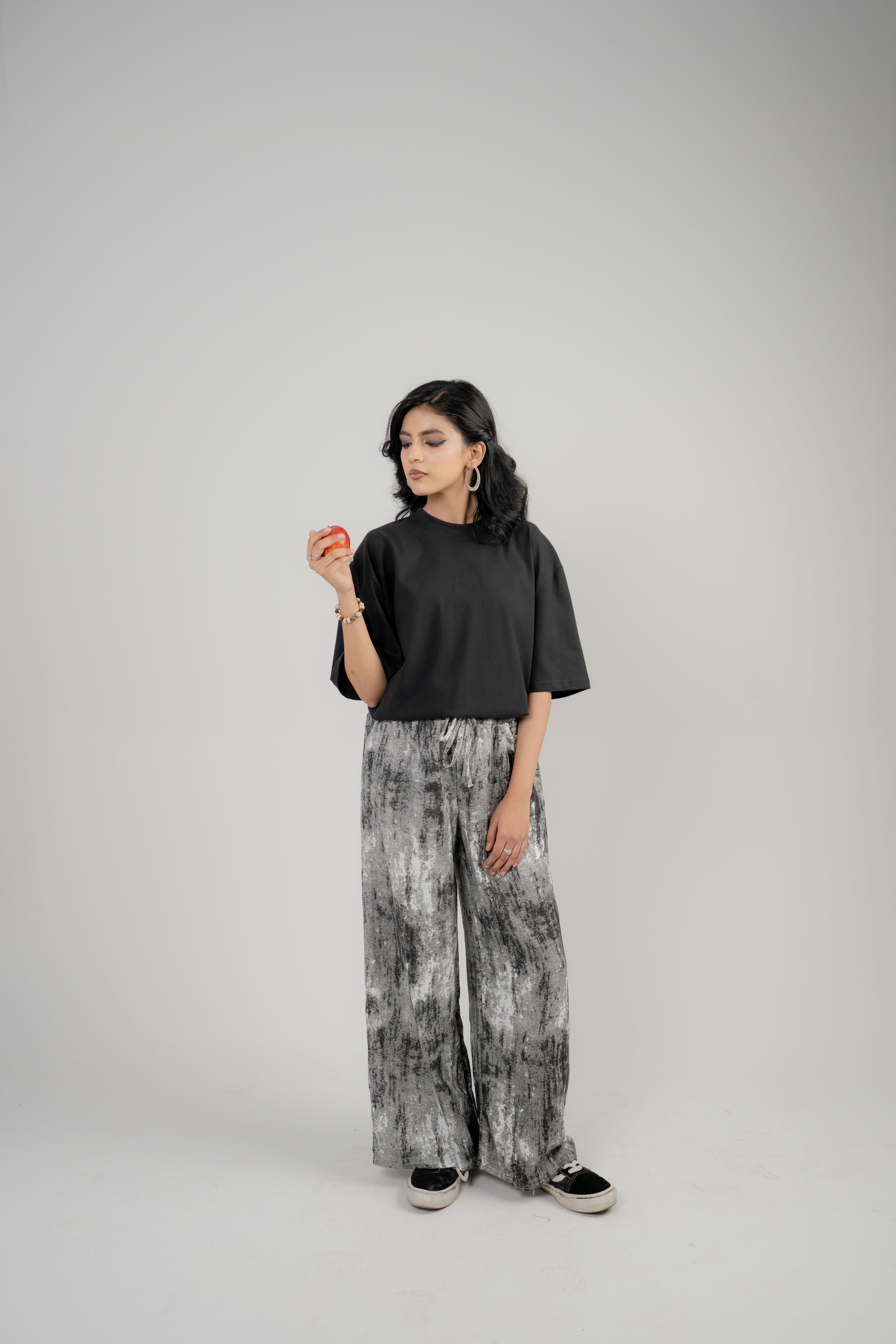 Women's Trouser – Grey & Black