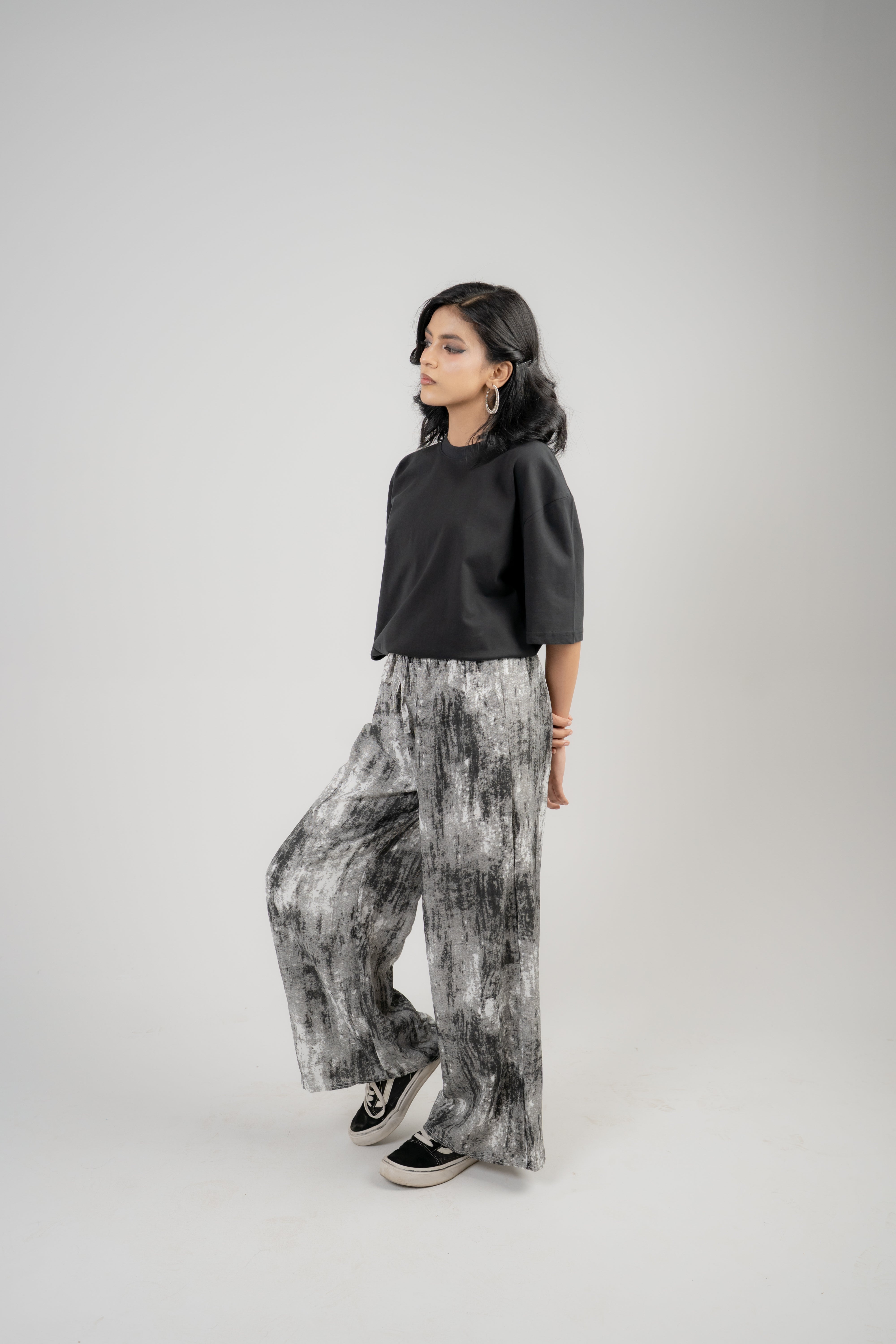 Women's Trouser – Grey & Black