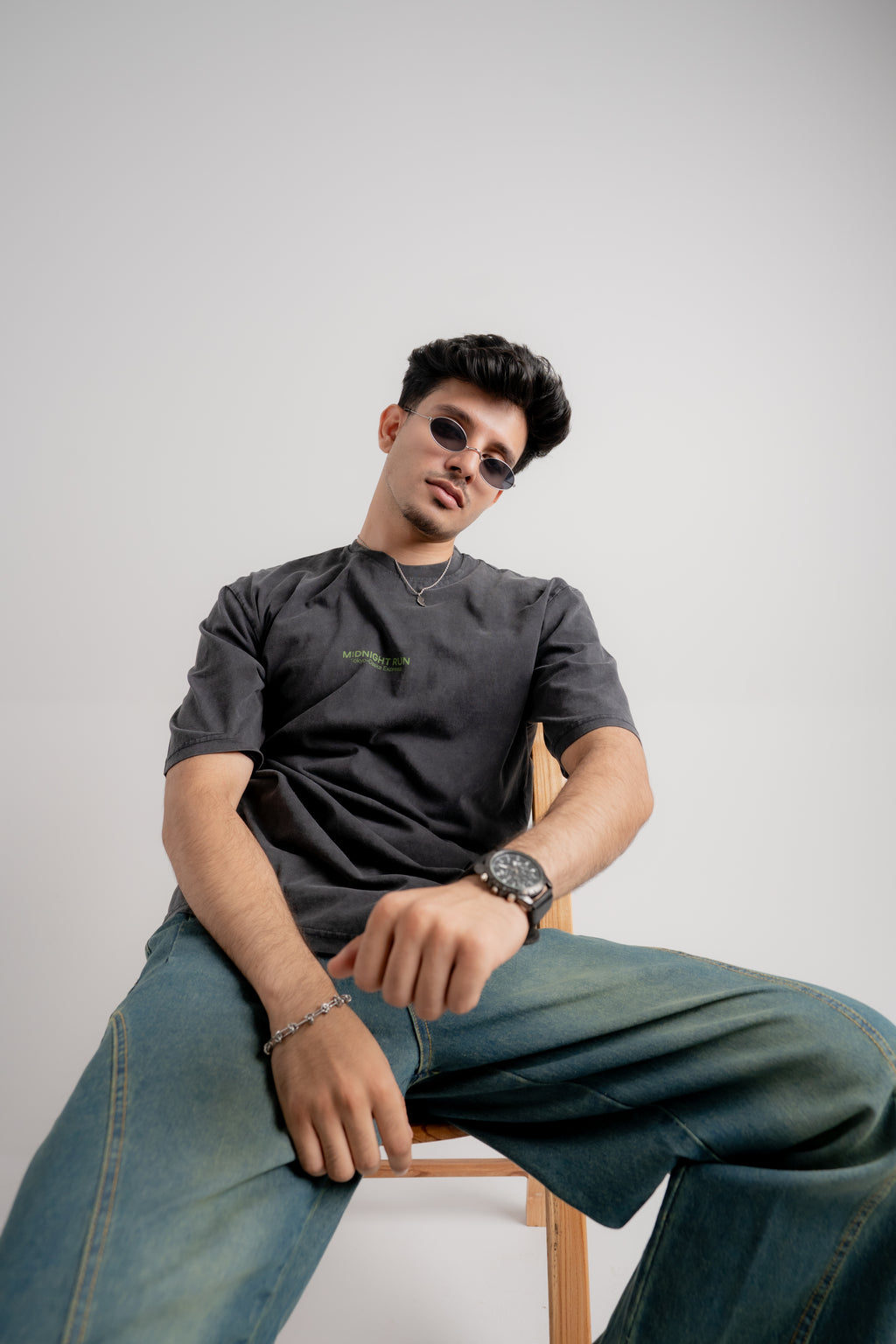 Men's Graphic T-Shirt – Acid Wash
