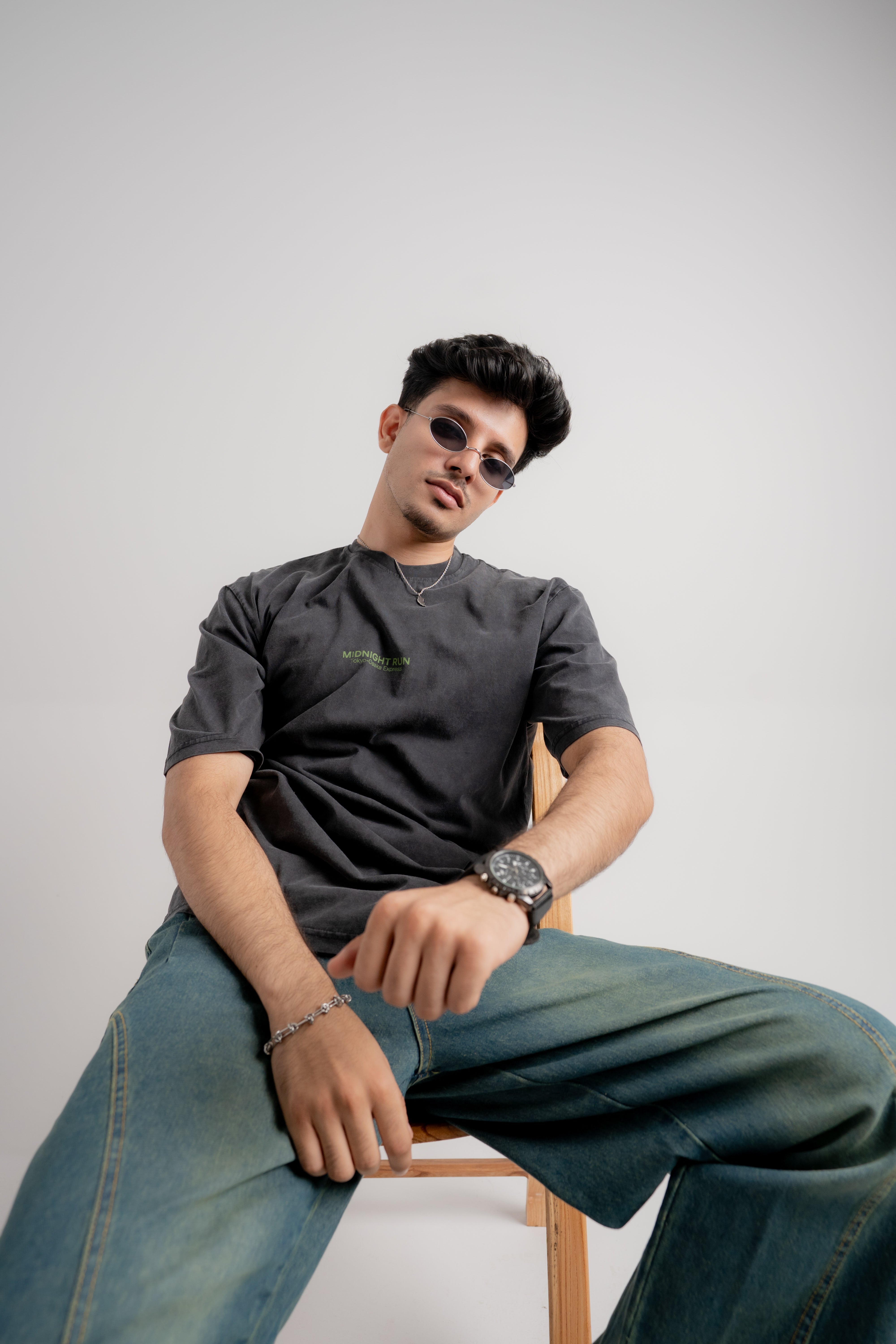 Men's Graphic T-Shirt – Acid Wash