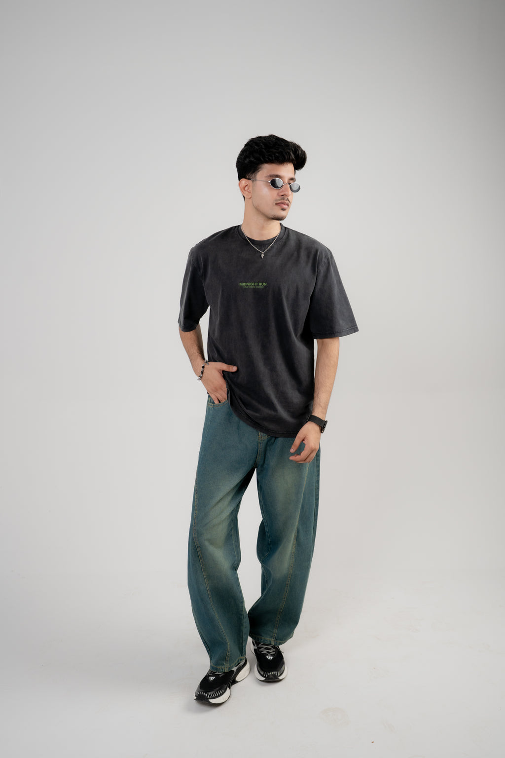 Men's Graphic T-Shirt – Acid Wash