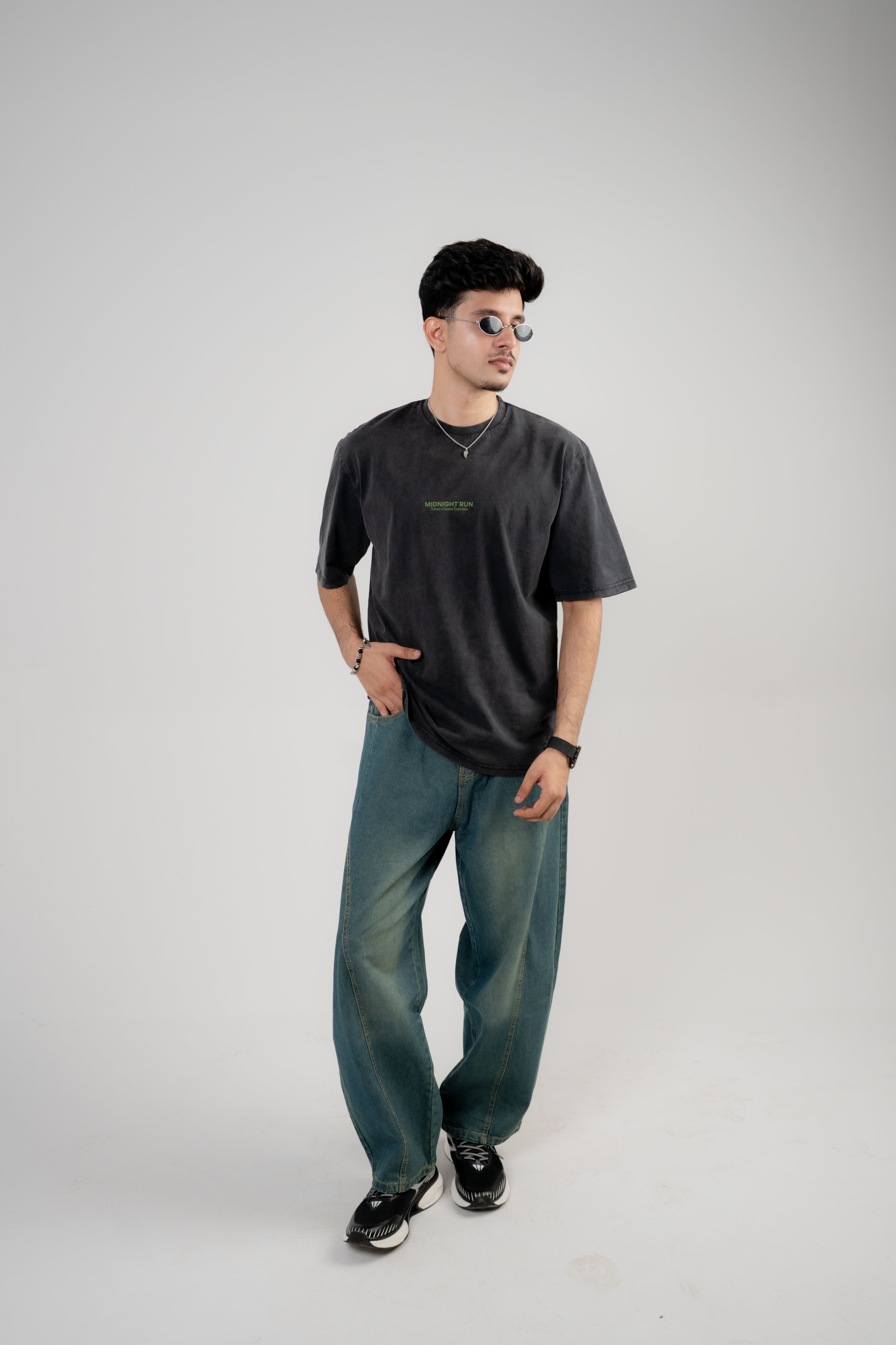 Men's Graphic T-Shirt – Acid Wash