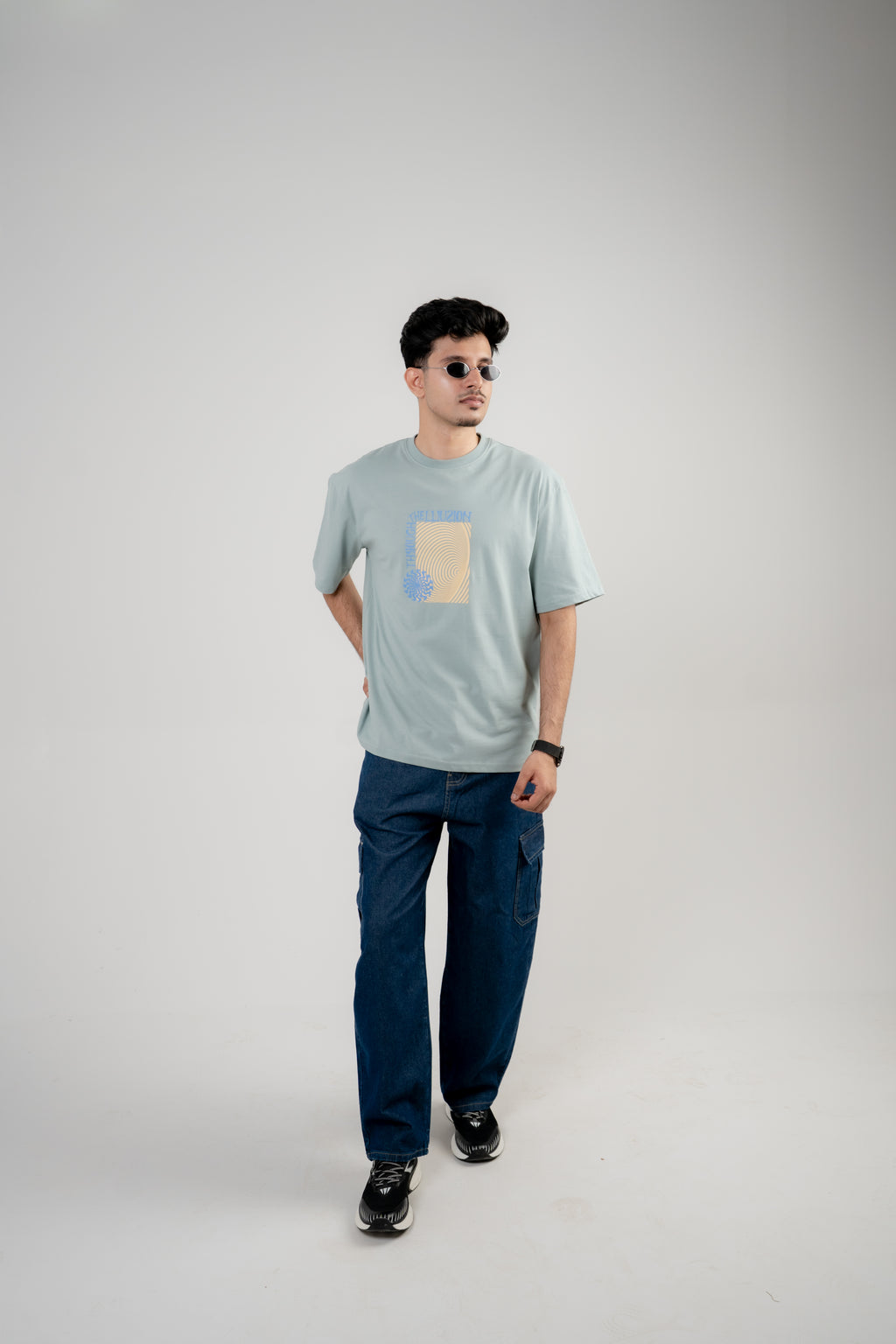 Men's Graphic T-Shirt – Mint Green
