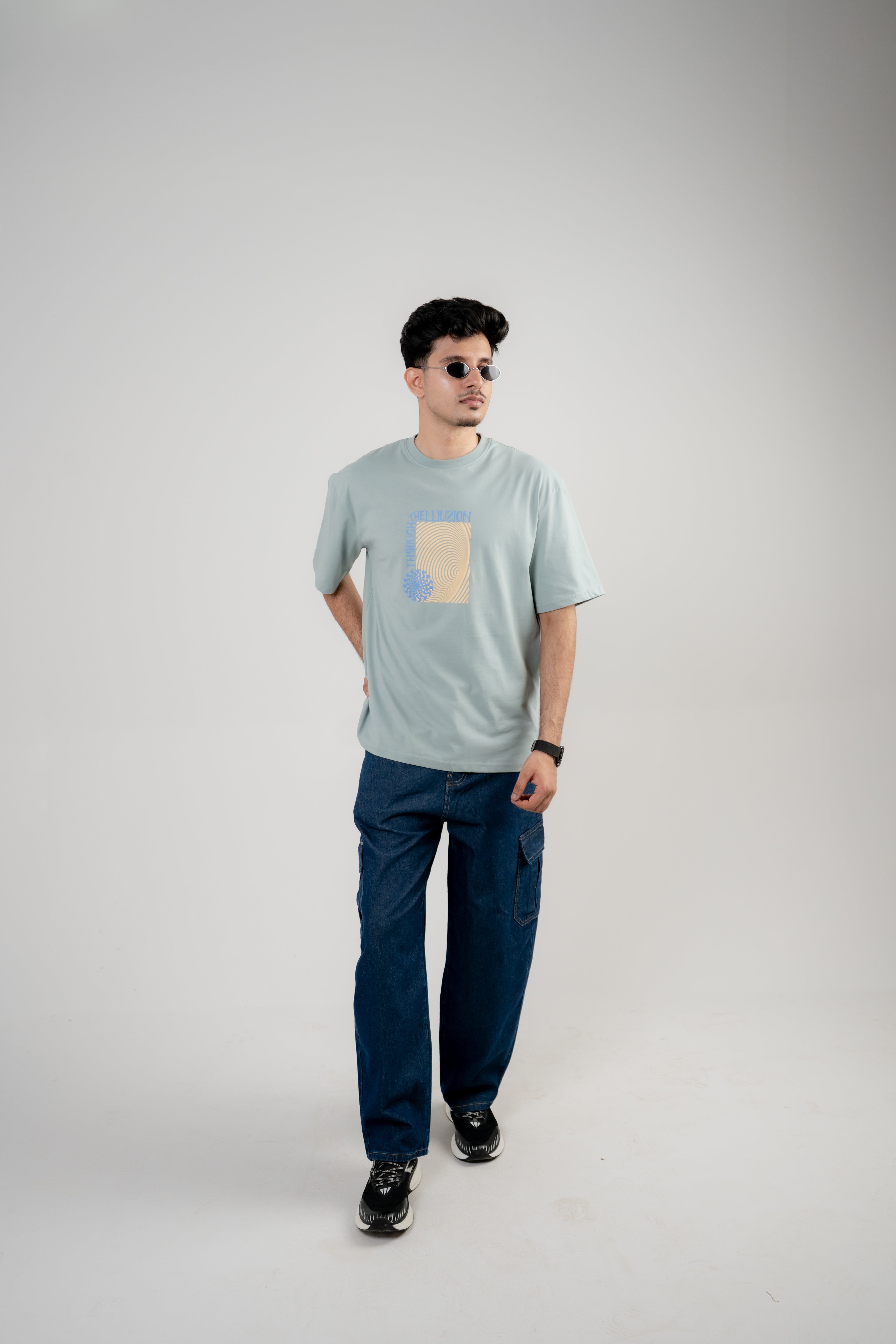 Men's Graphic T-Shirt – Mint Green