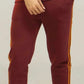 Maroon fleece trousers
