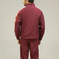Maroon tracksuit back view