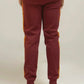 Maroon trousers back view