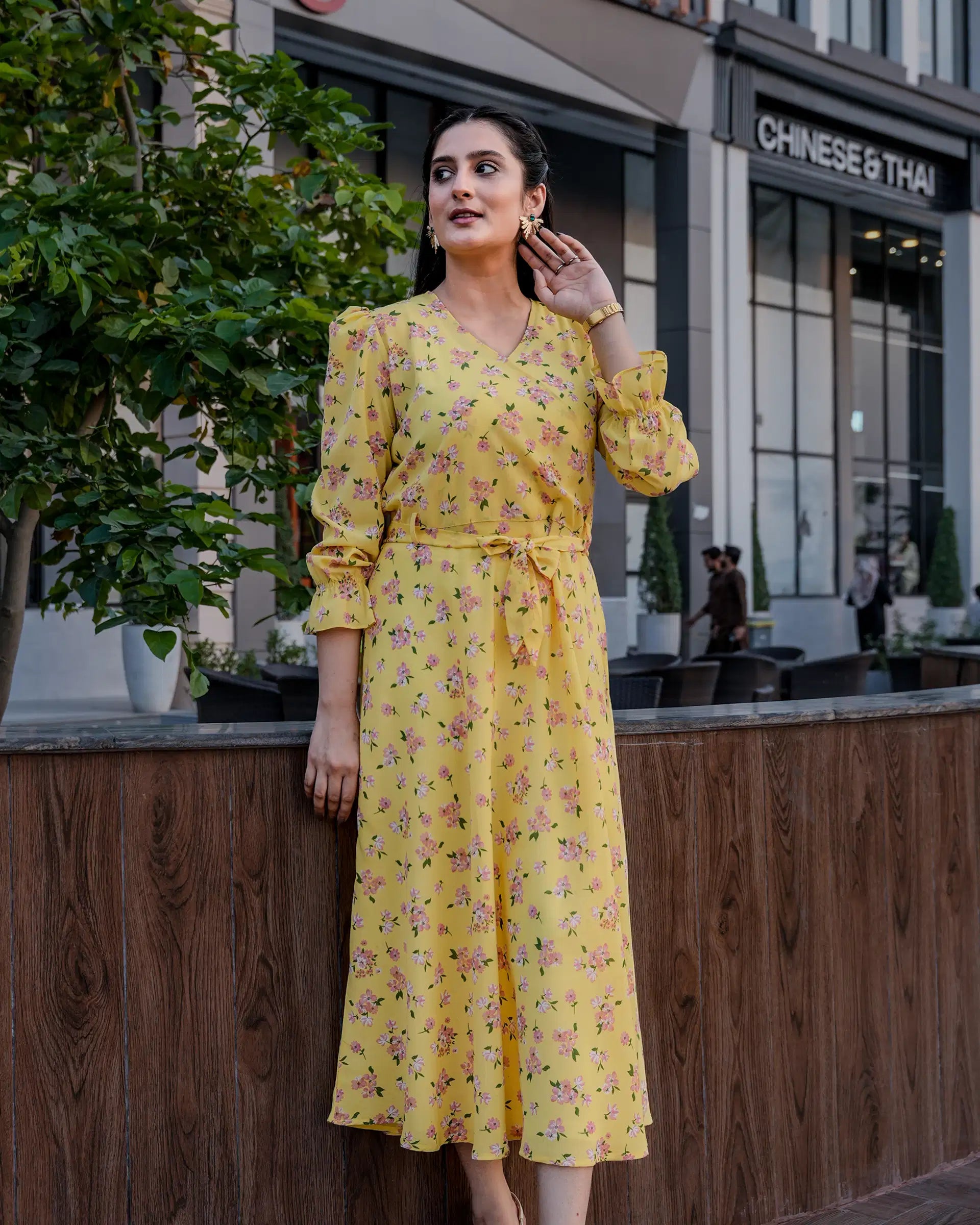 Maxi Dress Yellow