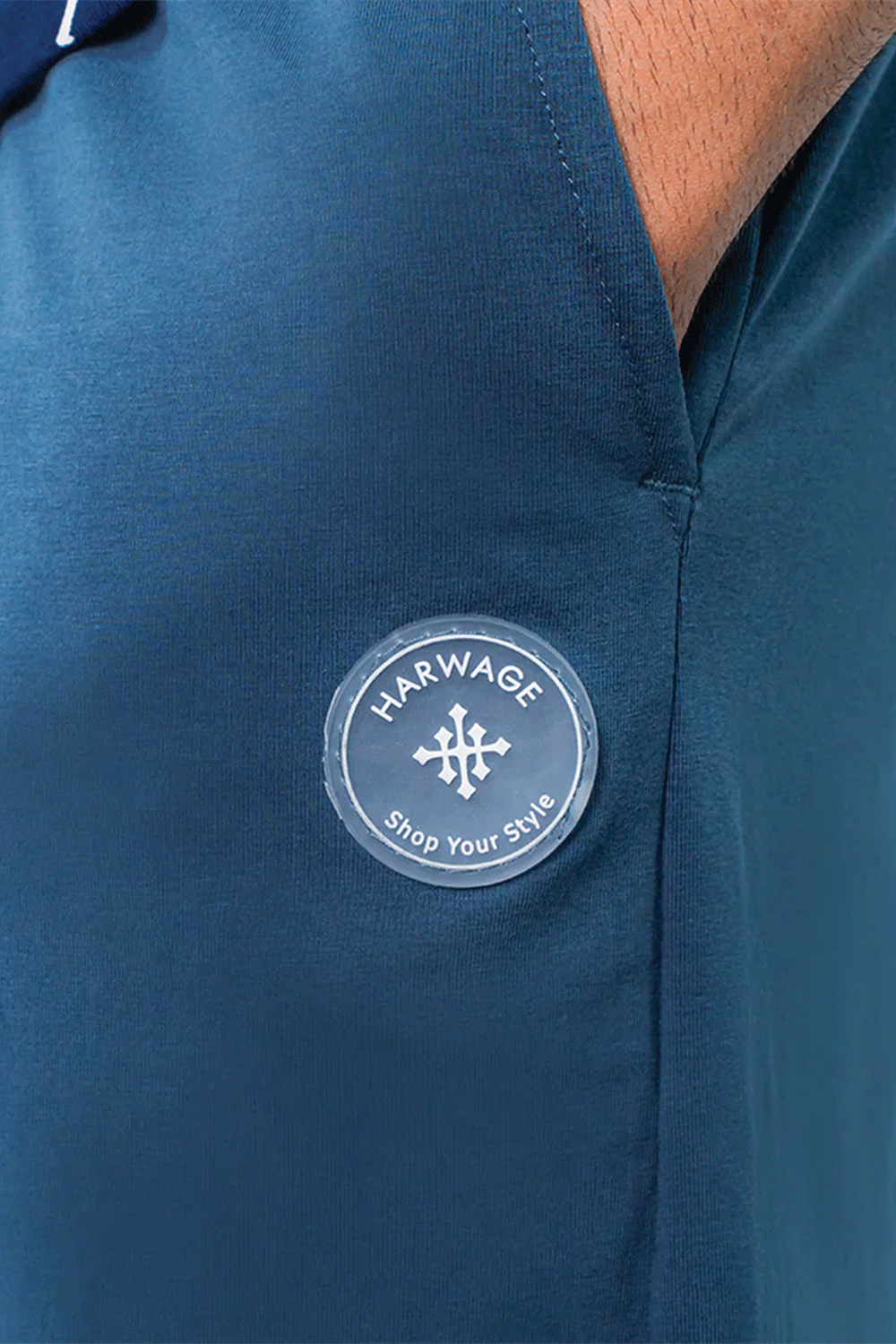 Men Basic Trousers - Blue