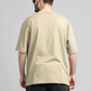 Men Boxy Fit Cotton T-Shirt - Grey Green