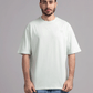 Men Boxy Fit Cotton T-Shirt - Hint of Mint