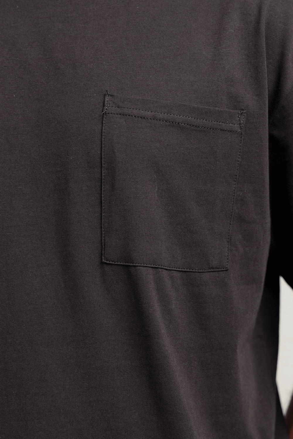 Men Boxy Fit Cotton T-Shirt - Jet Black