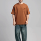 Men Boxy Fit Cotton T-Shirt - Monk Robe