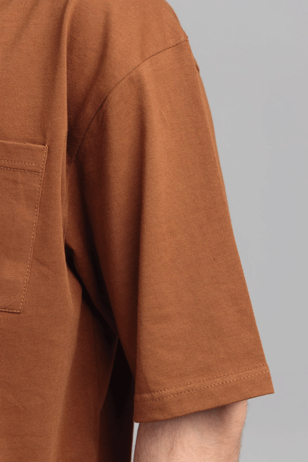 Men Boxy Fit Cotton T-Shirt - Monk Robe