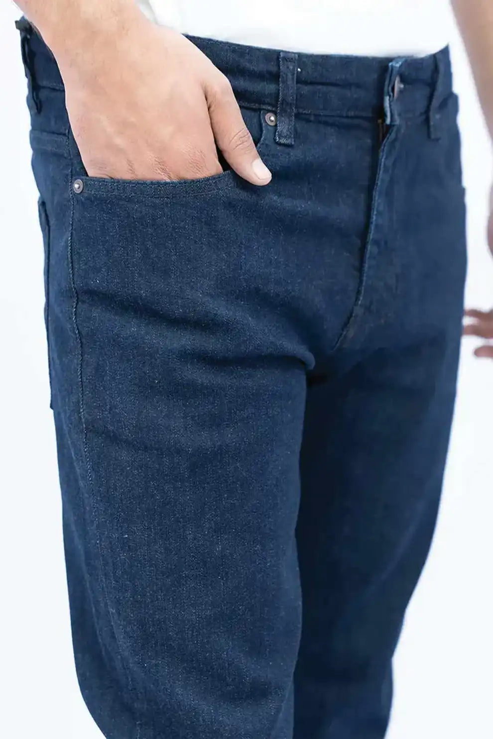 Men Carrot Fit Jeans - Rinse Wash