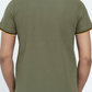 Men Contrast Tipping Polo Shirt - Olive Branch