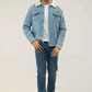 Men Denim Jacket - Blue