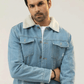 Men Denim Jacket - Blue