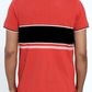 Men Dyed Yarn Polo Shirt - Red/Black