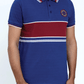 Men Dyed Yarn Polo Shirt - Sodalite Blue