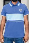 Men Dyed Yarn Polo Shirt - Very Peri