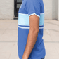 Men Dyed Yarn Polo Shirt - Very Peri