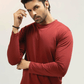 Men Full Sleeve Regular Fit Shirt - Merlot