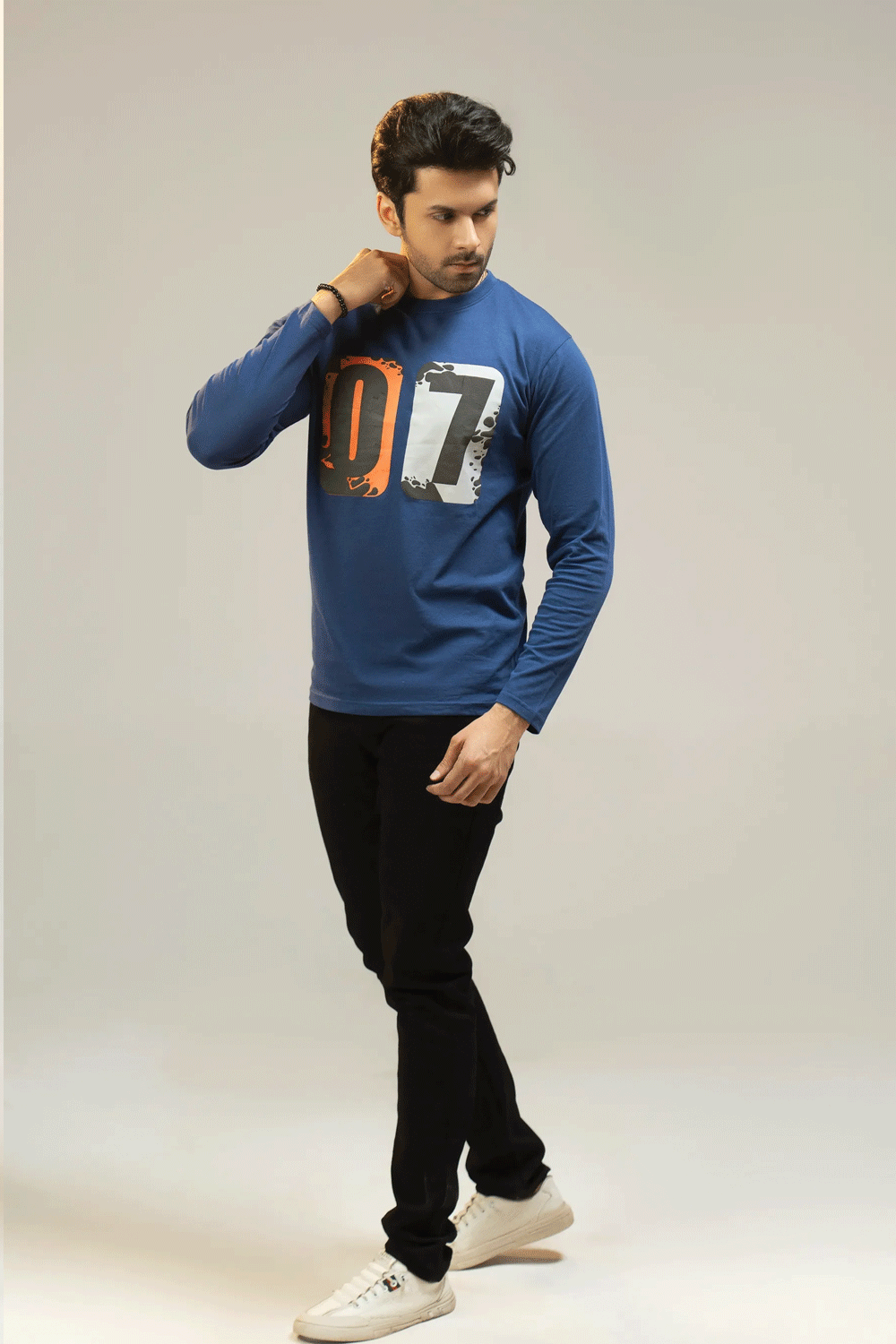 Men Full Sleeve Shirt - Blue