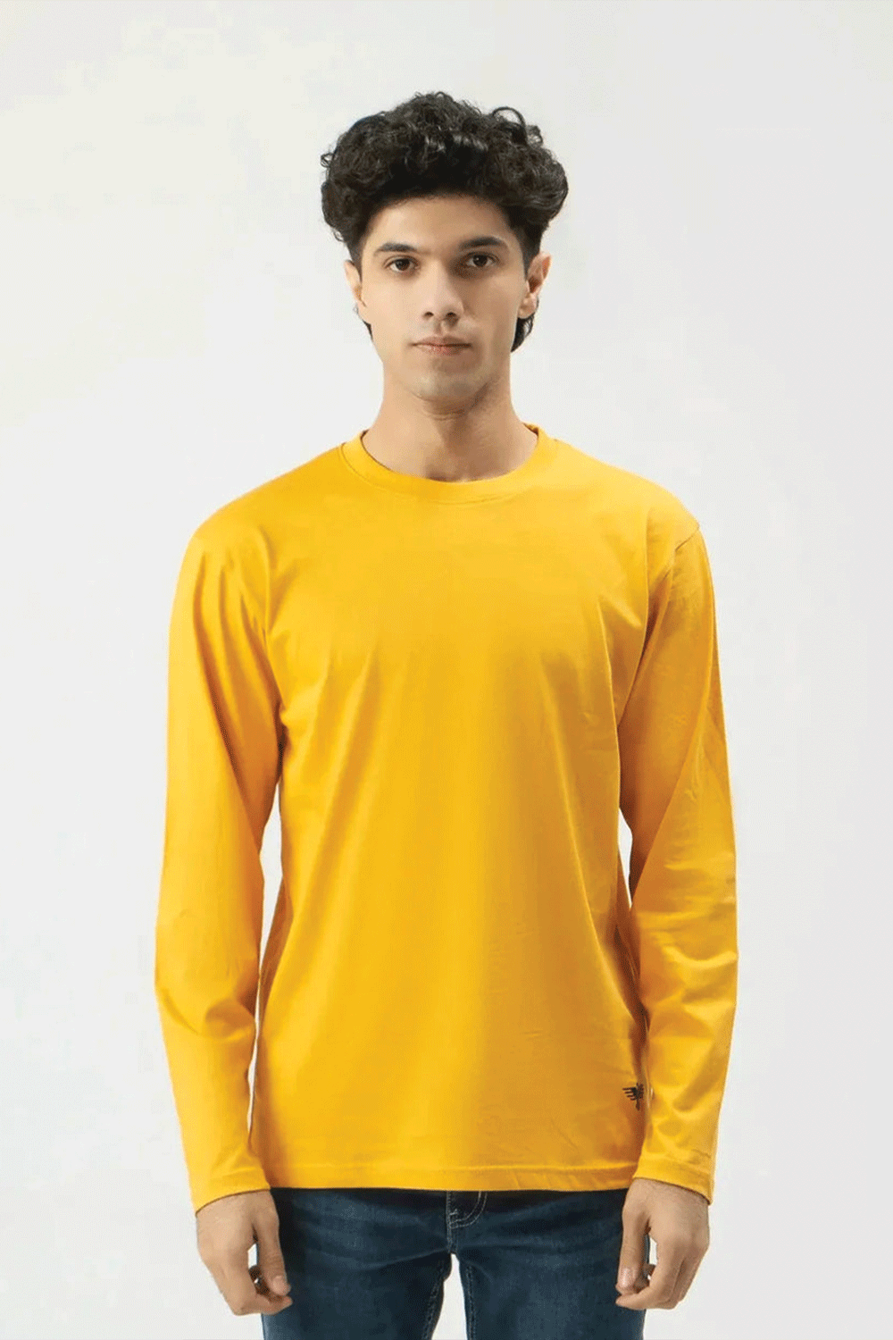 Men Full Sleeve Shirt - Yellow