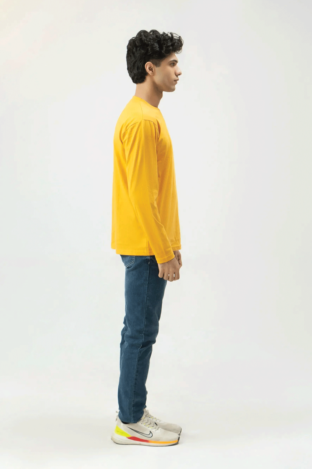 Men Full Sleeve Shirt - Yellow