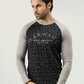 Men Full Sleeve T-Shirt - Gray