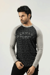 Men Full Sleeve T-Shirt - Gray