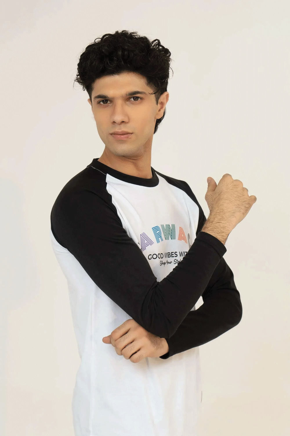 Men Full Sleeve T-Shirt - White