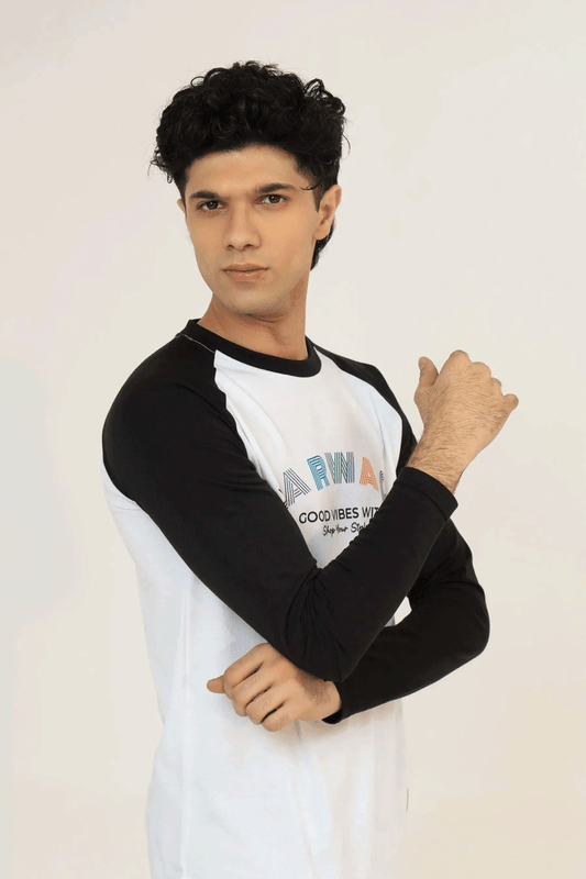 Men Full Sleeve T-Shirt - White