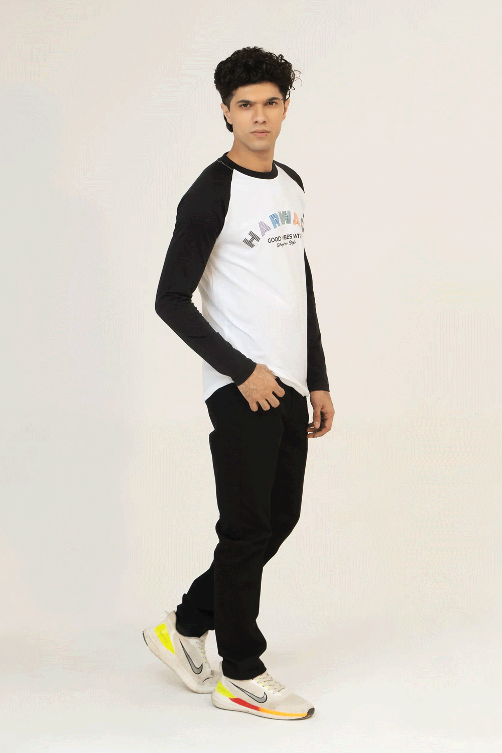 Men Full Sleeve T-Shirt - White