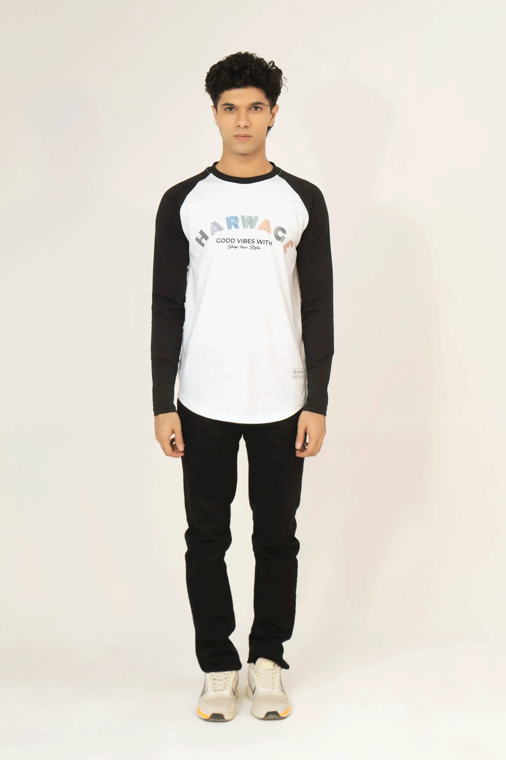 Men Full Sleeve T-Shirt - White
