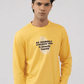 Men Full Sleeve T-Shirt - Yellow
