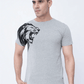 Men Graphic T Shirts - Grey