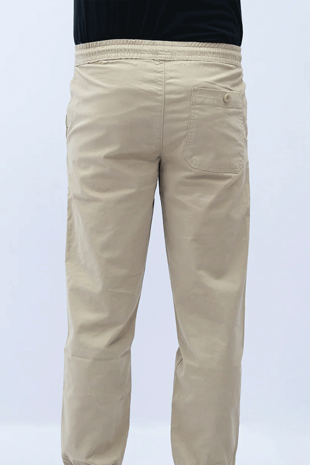 Men Jogger Elasticated Trouser - Khaki