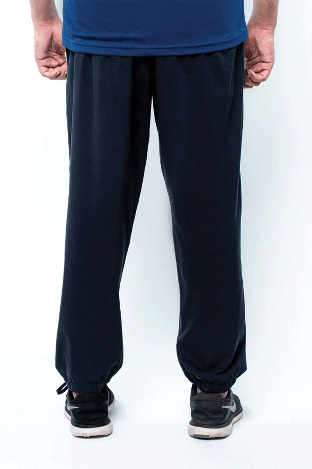 Men Loose Fit Trousers - Black