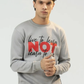 Men Printed Sweatshirt - Gray