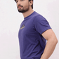 Men Printed T-Shirt - Navy Blue
