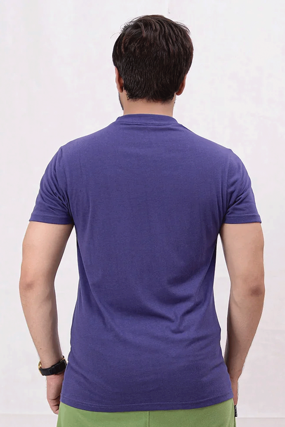Men Printed T-Shirt - Navy Blue